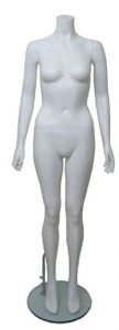 White Headless Female Mannequin