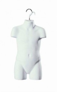 torsos_White_Hanging_kids_Body_Form